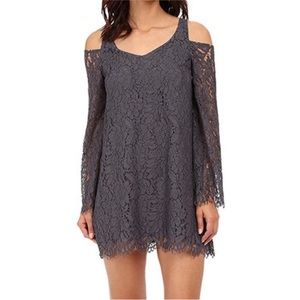 NWT CHASER LACE COLD SHOULDER DRESS